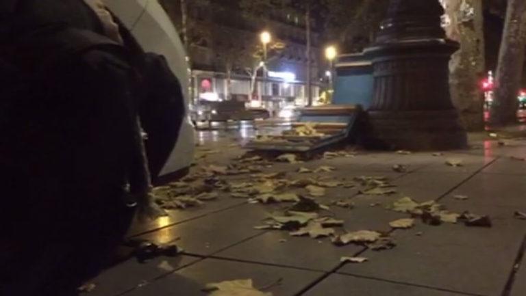 Bombalı saldırıdan dakikalar sonra Paris Cumhuriyet Meydanı