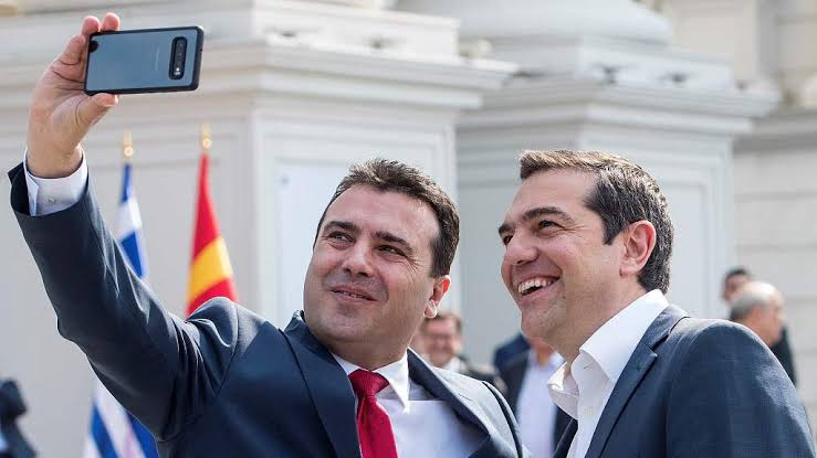 Yunanistan ve Kuzey Makedonya başbakanlarından