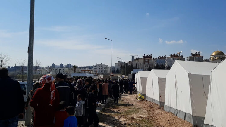 Çadır kentte yaşam