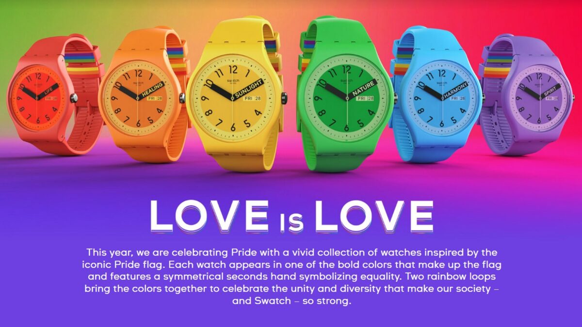 Swatch, gökkuşağı renkleri barındıran 172 saate el koyan Malezya'ya dava açmıştı.