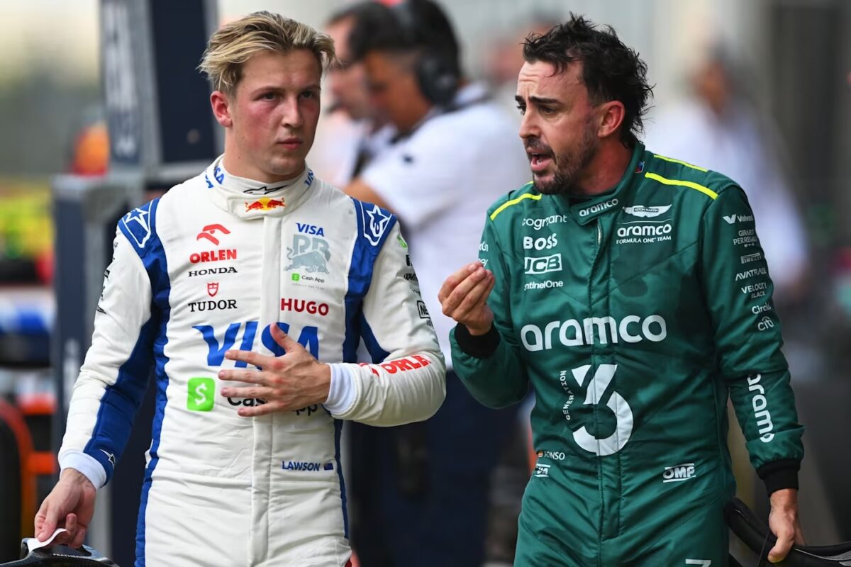 Liam Lawson ve Fernando Alonso