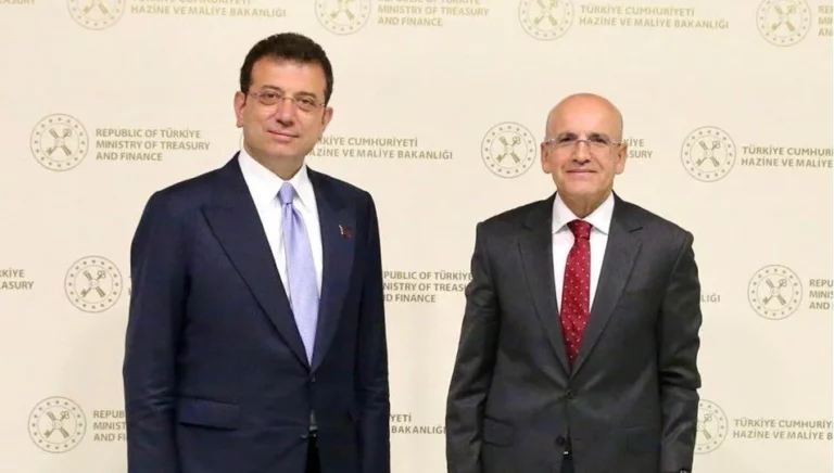 Ekrem İmamoğlu ve Mehmet Şimşek