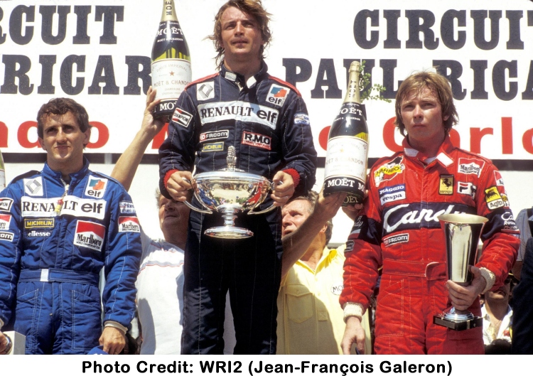 René Arnoux, Alain Prost ve Didier Pironi