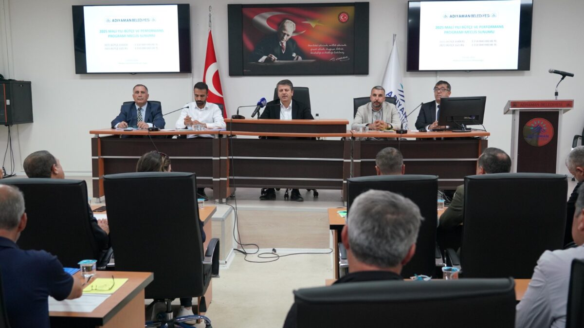 Adıyaman Belediyesi, 3 milyar 150 milyon TL’lik 2025 bütçesini onayladı