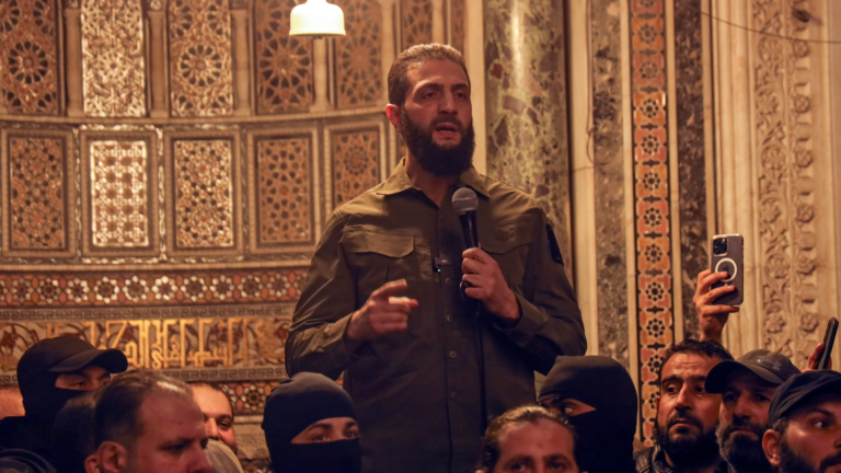 HTŞ lideri Golani Emevi Camii'nde.