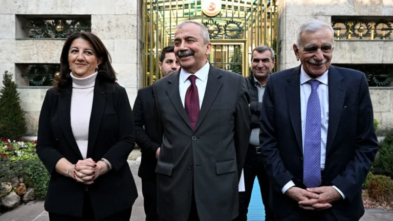 DEM Parti heyeti.
