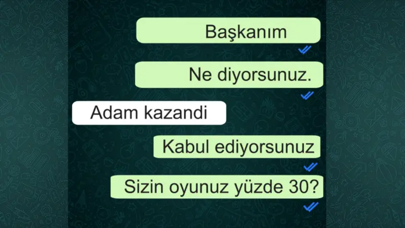 Muharrem İnce'nin İsmail Küçükkaya'ya seçim gecesi gönderdiği mesaj.
