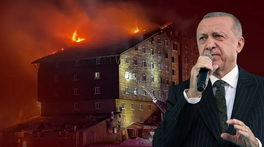Erdoğan Kartalkaya'daki otel yangını hakkında konuştu.