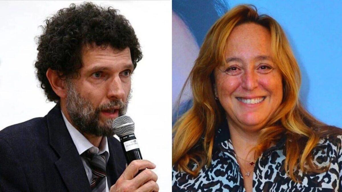 Osman Kavala, Ayşe Barım'ın tutuklanmasına tepki gösterdi.