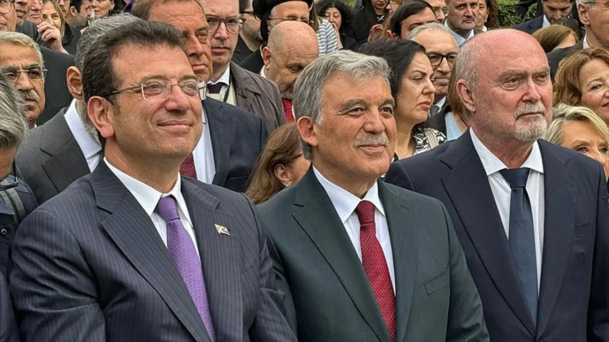 Abdullah Gül ve Ekrem İmamoğlu