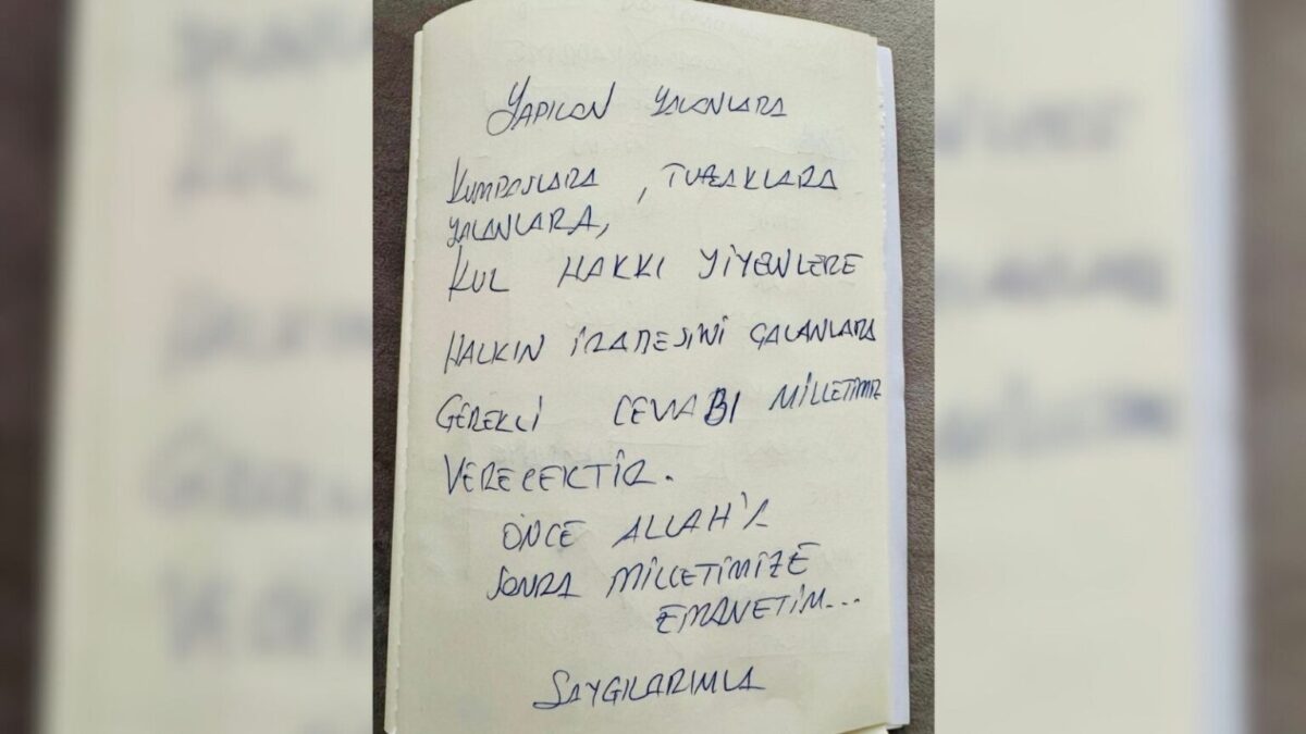 Gözaltındaki İmamoğlu'ndan ilk mesaj: "Önce Allah'a, sonra milletimize emanetim"
