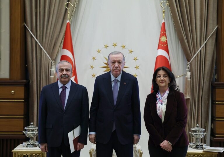 DEM Parti heyeti Külliye'de Erdoğan ile görüştü