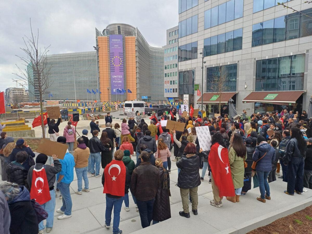 İmamoğlu protestoları Belçika