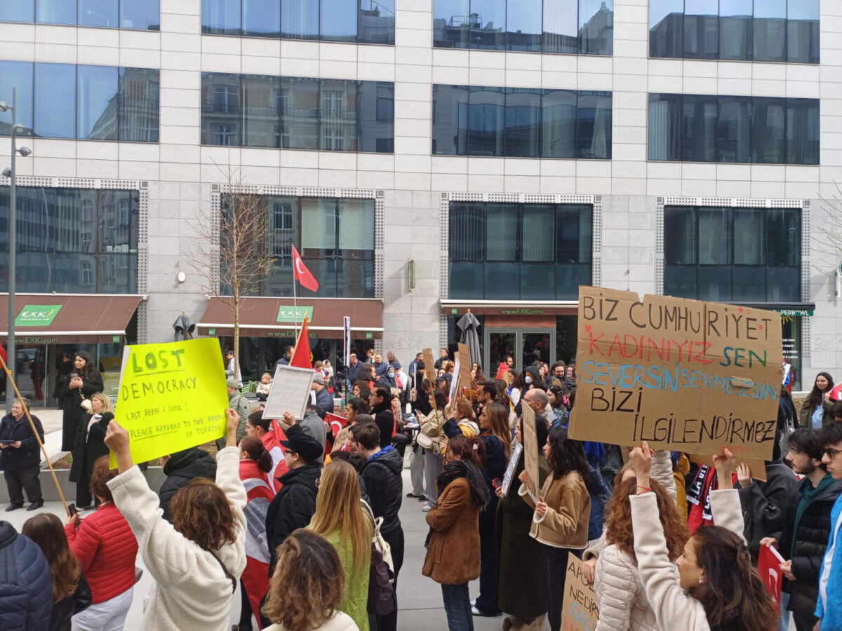 İmamoğlu protestoları Belçika