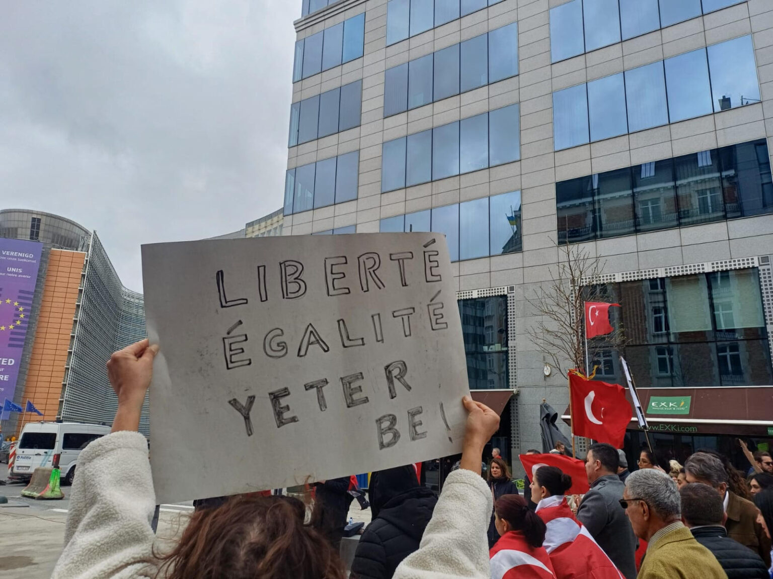 İmamoğlu protestoları Belçika