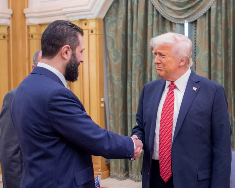 Ahmed eş-Şara ve Trump.