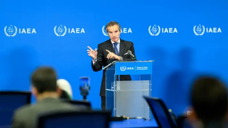 Uluslararası Atom Enerjisi Kurumu Başkanı Rafael Grossi.