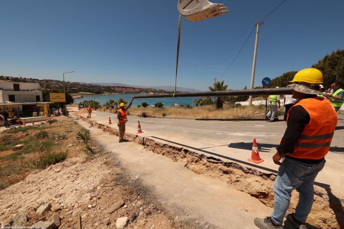 İZSU Yarımada'da 1 milyar liralık altyapı yatırımını tamamladı