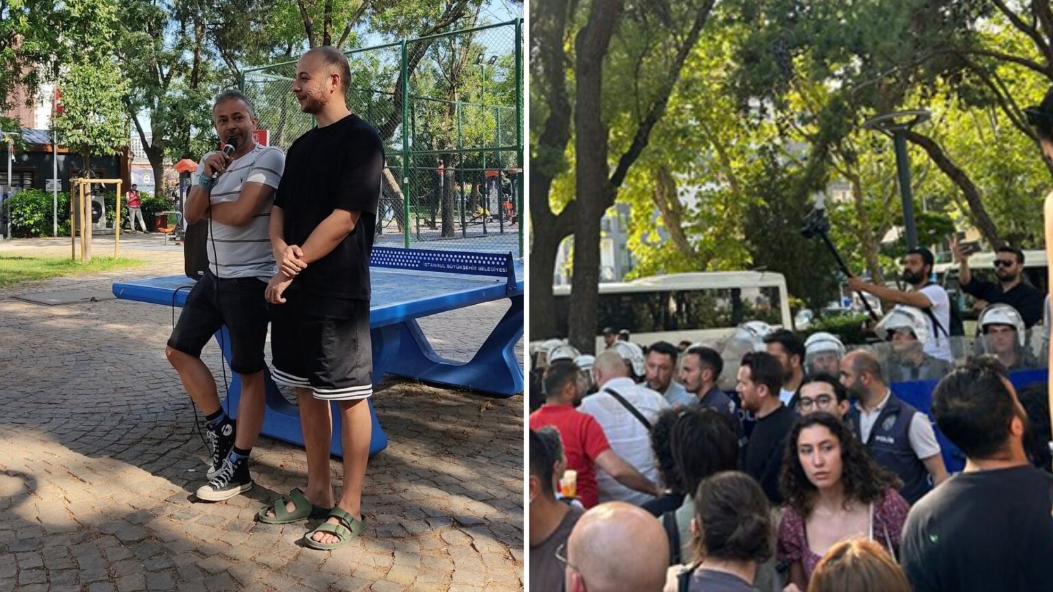 TİP'in Yoğurtçu Parkı'ndaki etkinliğine polis müdahalesi: İrfan Değirmenci gözaltına alındı