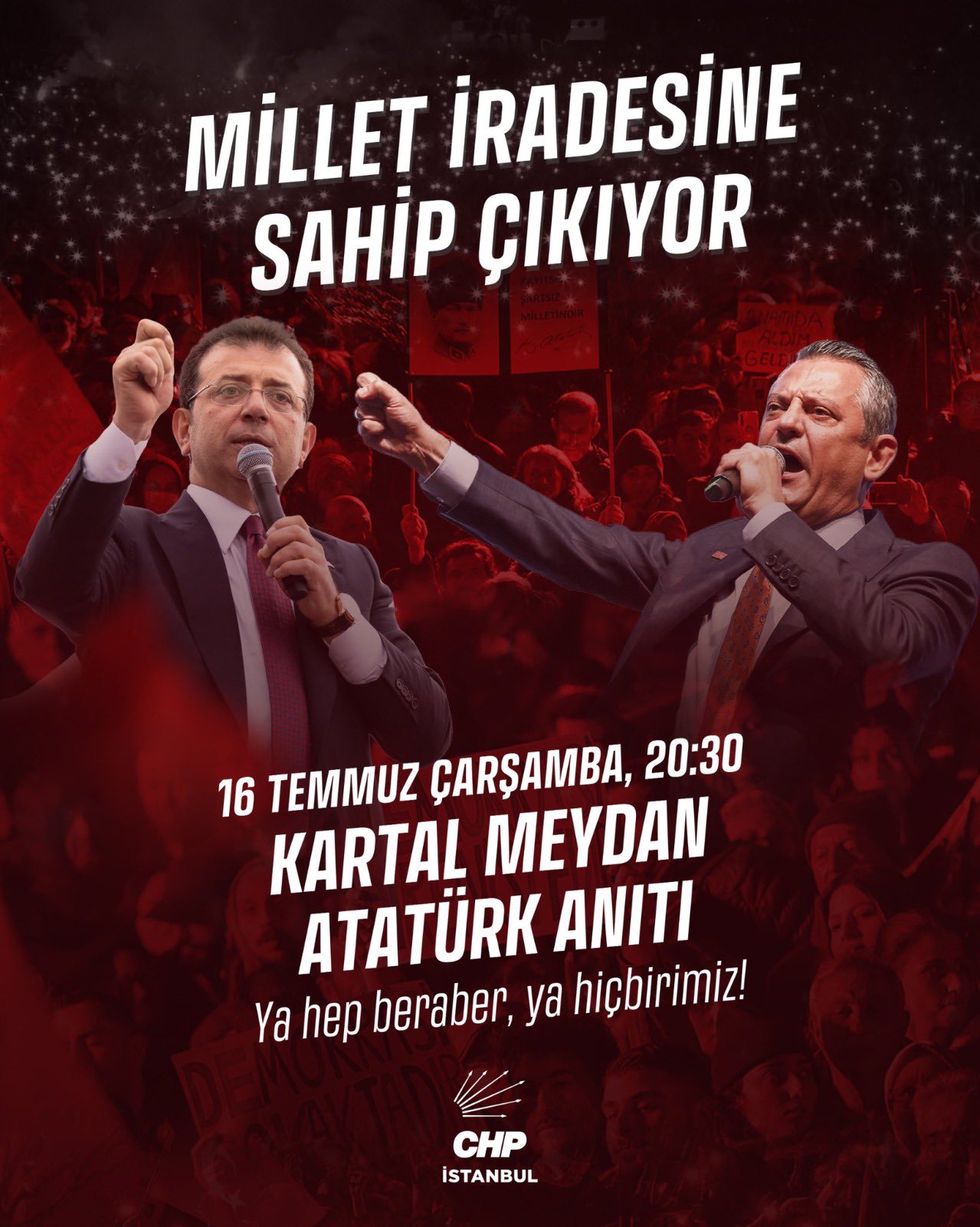 CHP'nin Kartal mitingi