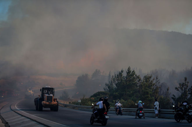 Orman yangınlarıyla mücadele