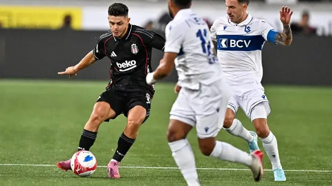 Beşiktaş deplasmanda Lausanne ile berabere kaldı