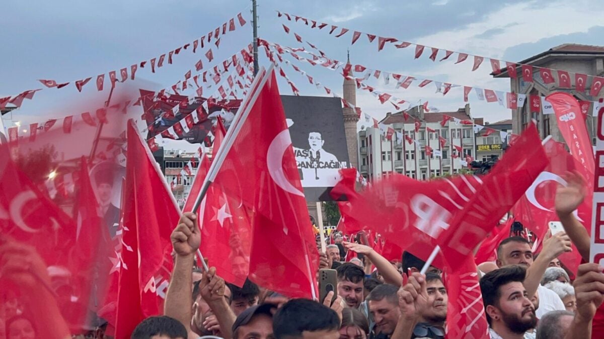 CHP'nin Aksaray mitingi