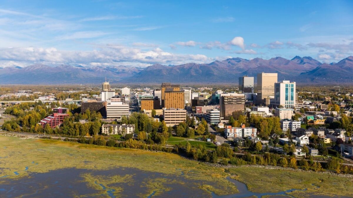 Alaska’nın en büyük kenti Anchorage