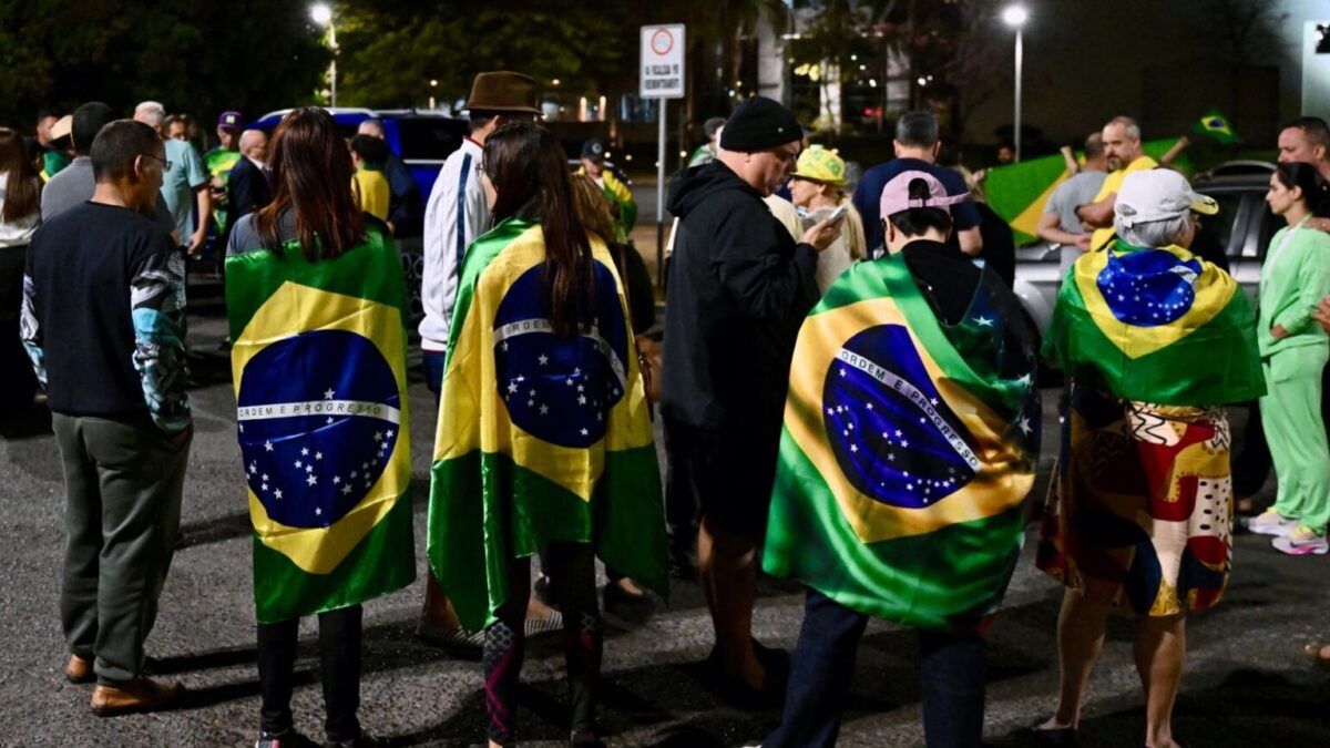 Jair Bolsonaro'nun destekçileri.
