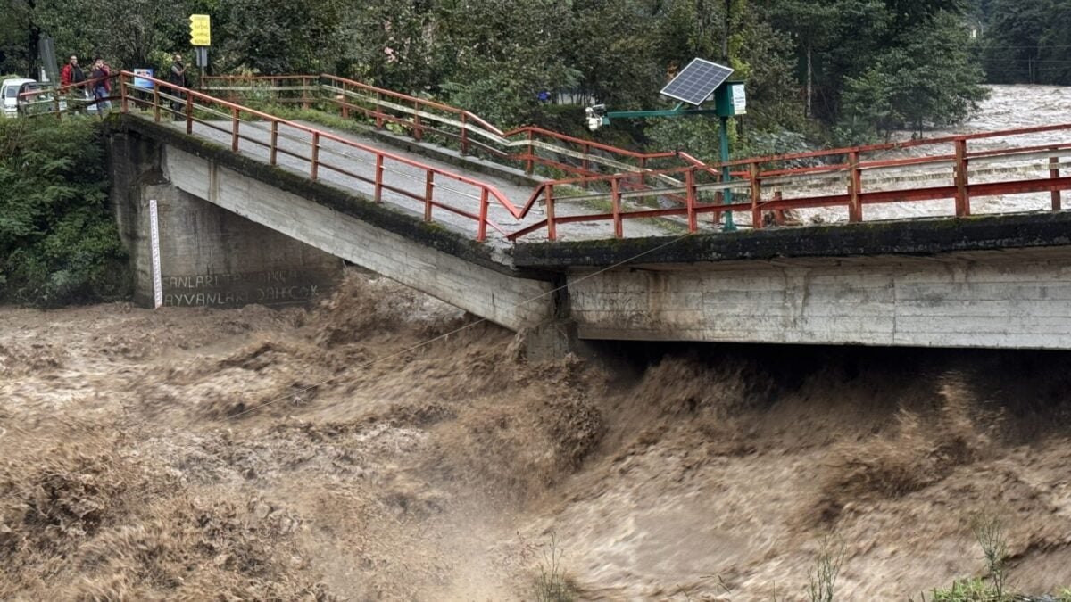 Rize ve Artvin'de sel felaketi