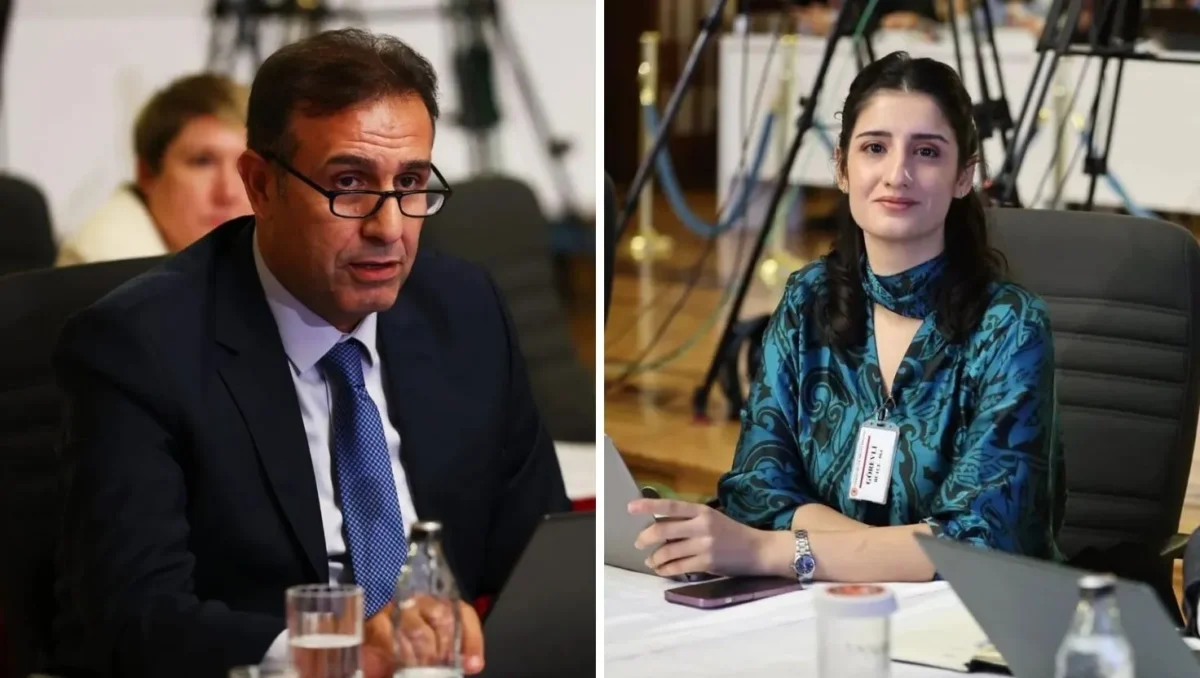 Vahap Coşkun ve kızı Berfin Coşkun, komisyonda sunum yaptı