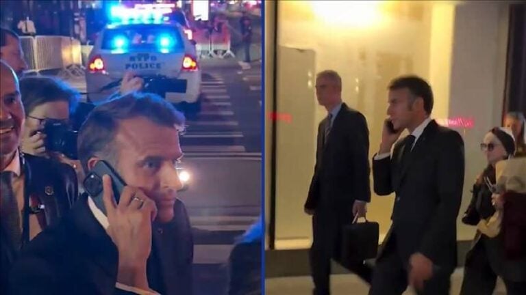 Trump Macron