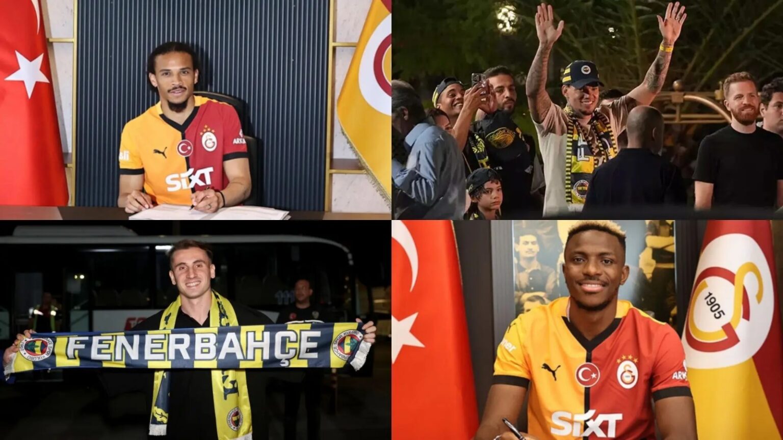 Fenerbahçe ve Galatasaray kimleri transfer etti?