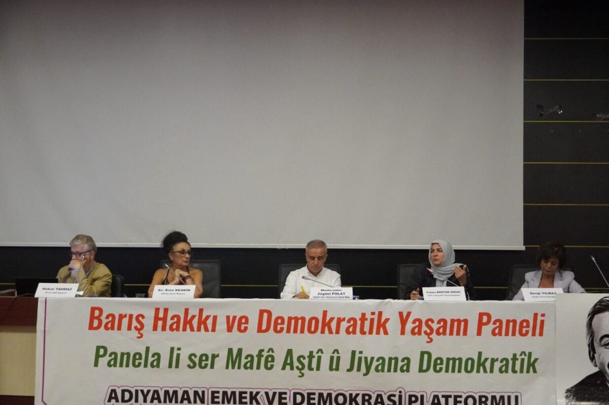Adıyaman’da “Barış Hakkı, Demokratik Yaşam” paneli