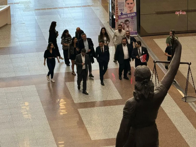 CHP İstanbul İl Başkanı Özgür Çelik hakim karşısında