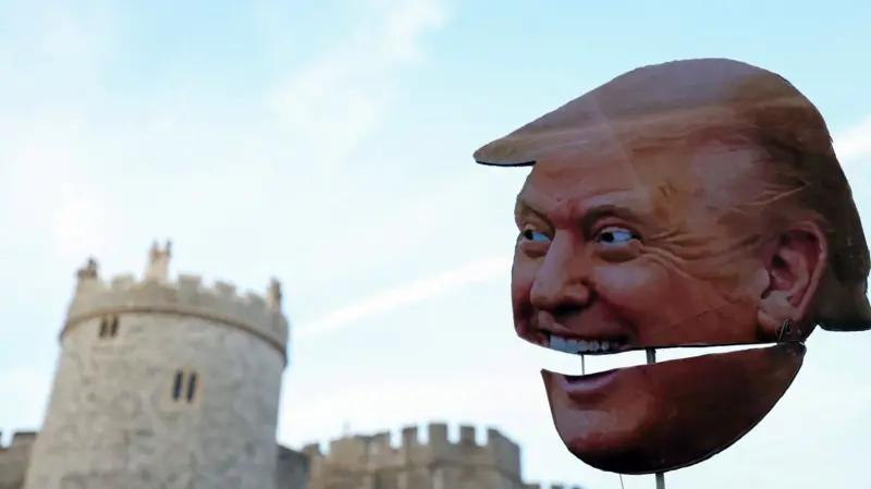 Trump İngiltere’de: Epstein skandalı peşini bırakmıyor