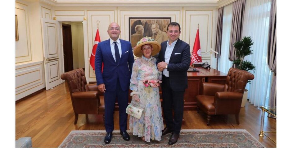 Hüseyin Gün, Seher Alaçam ve Ekrem İmamoğlu