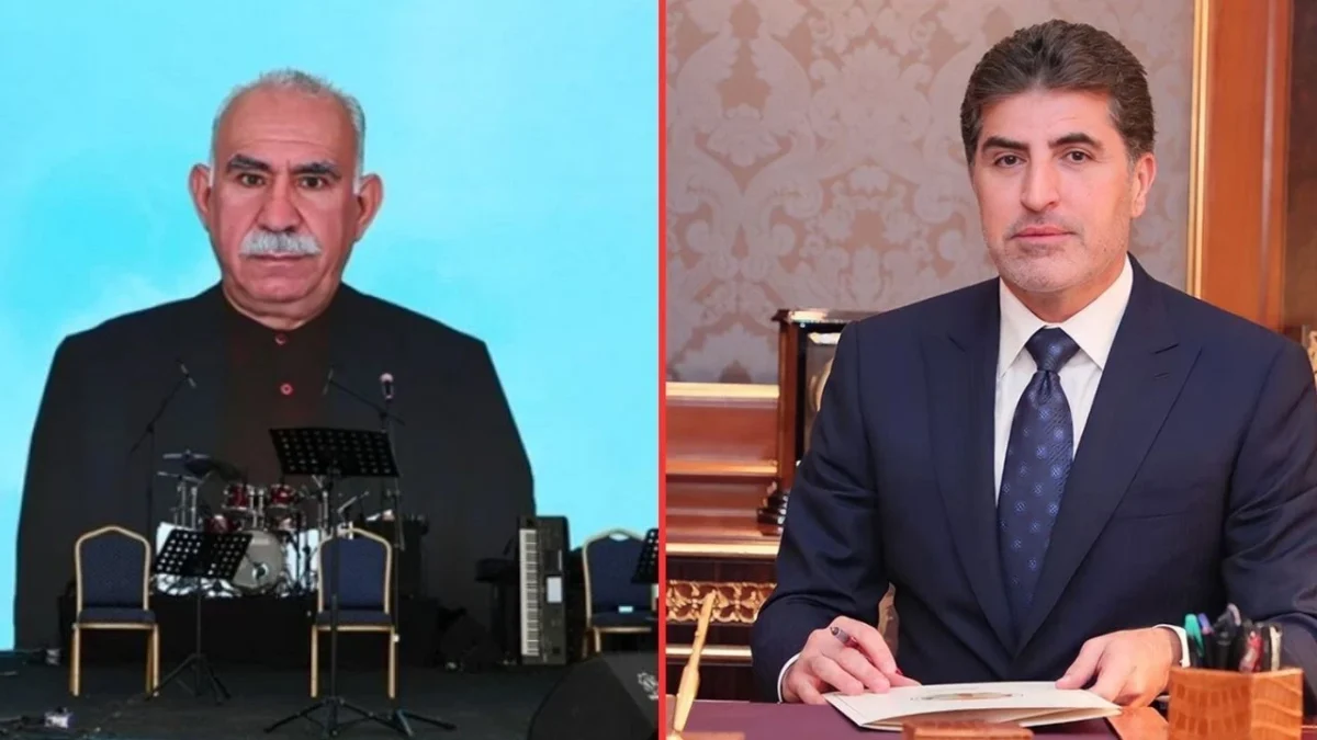 Abdullah Öcalan ve Neçirvan Barzani