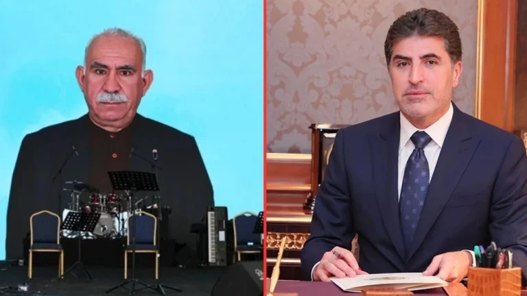 Abdullah Öcalan ve Neçirvan Barzani