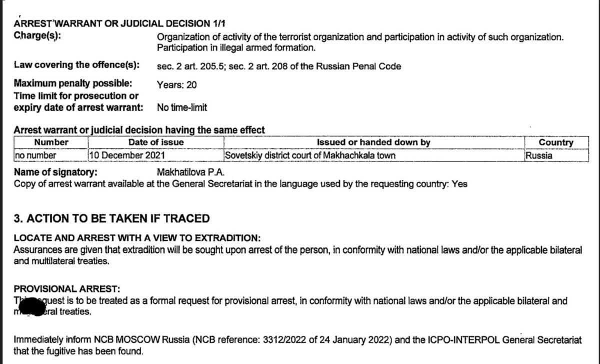Dağıstanlı hamile kadını GGM'de alıkoymak | Yusuf Tunçbilek