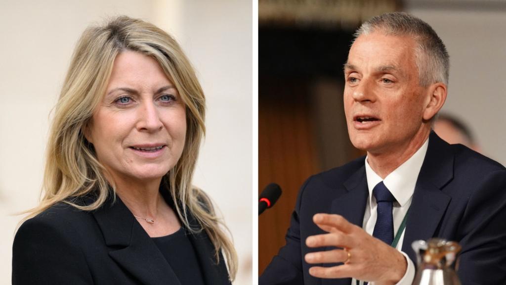 Tim Davie ve Deborah Turness