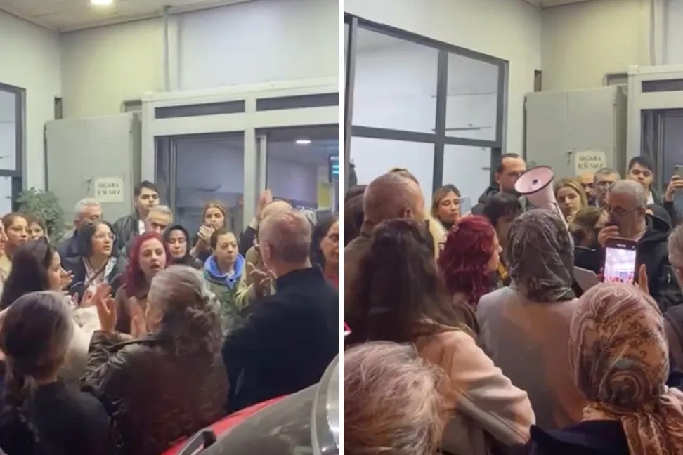 Özel Okmeydanı Hastanesi'nde ücretsiz izne çıkarılan işçiler grevde: "Taleplerimiz karşılanana kadar direneceğiz"