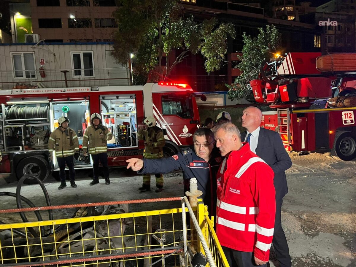 Kabataş Metro şantiyesindeki iş kazası