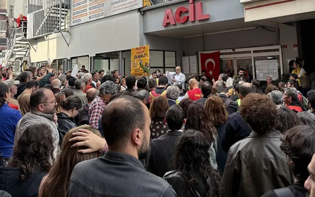 Özel Okmeydanı Hastanesi’nde grev sürüyor: "Meclis'e gideceğiz"