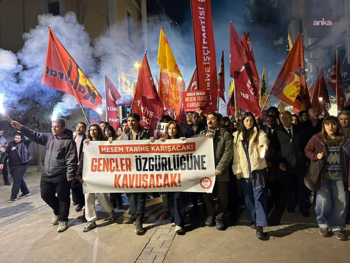 Türkiye İşçi Partisi, 16 gencin tutuklanmasını 25 ilde protesto etti