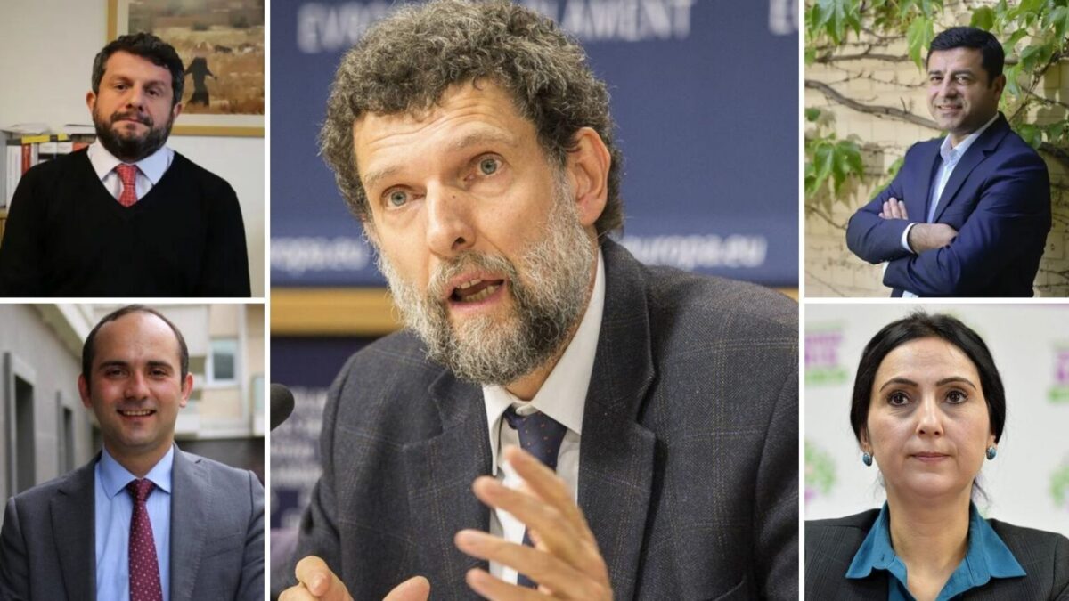 Kavala, Demirtaş, Can Atalay, Figen Yüksekdağ, Tayfun Kahraman