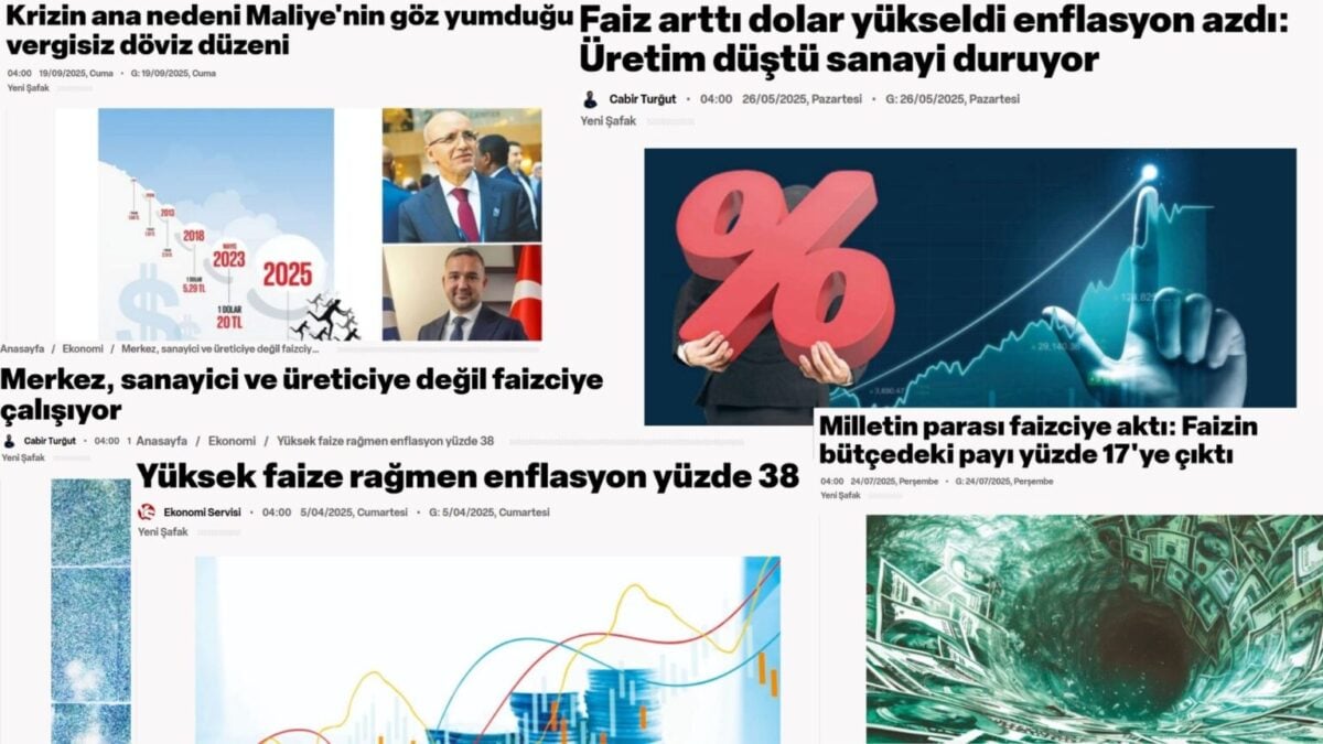 TCMB'nin faiz kararı Yeni Şafak'ın hedefinde