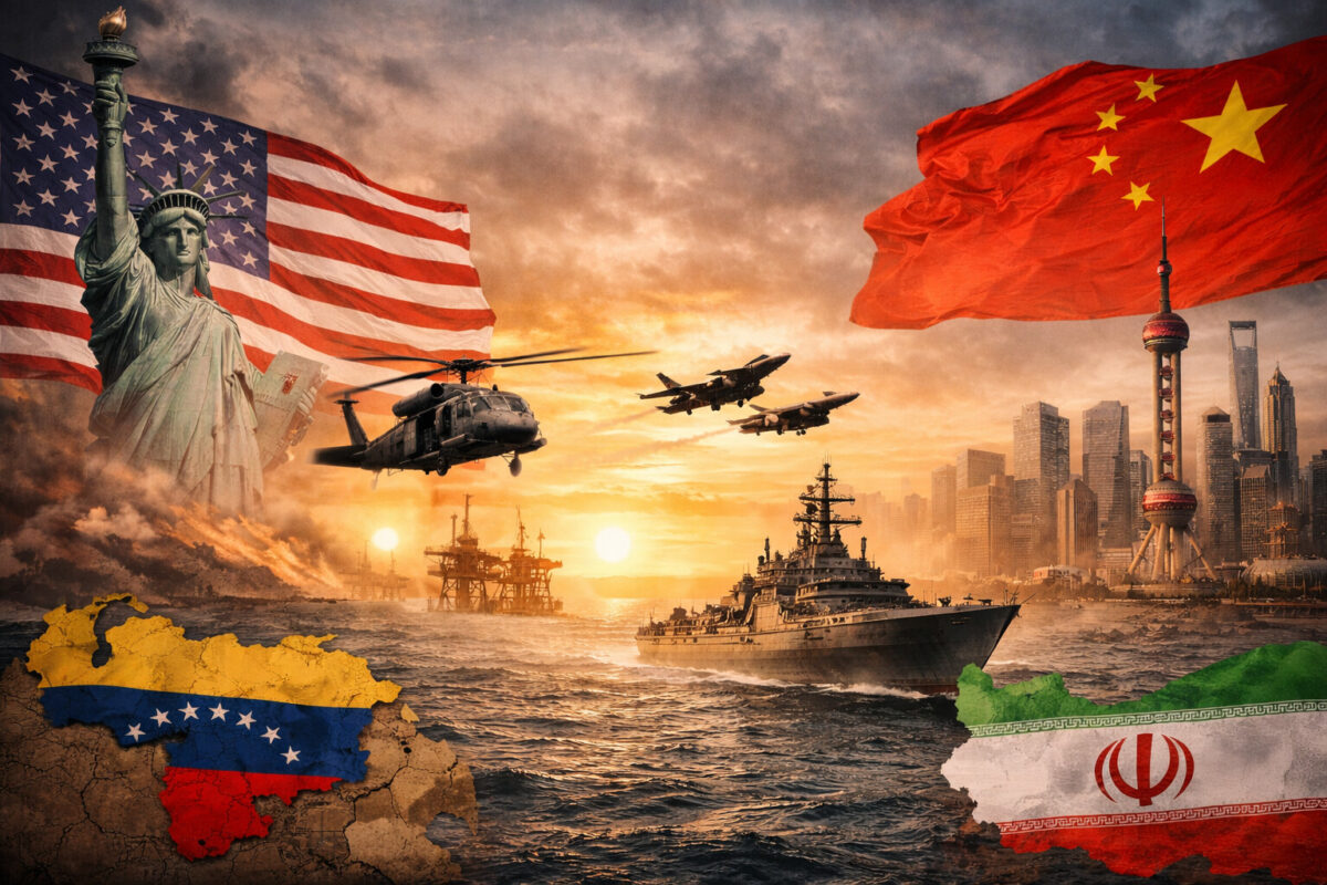 ABD, askeri güç gösterileriyle gerilemesini maskelemeye çalışırken Venezuela ve İran üzerinden Çin’i çevreleme stratejisini derinleştiriyor.