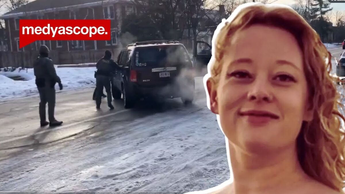 ICE ajanlarının bir kadını