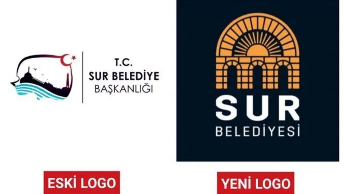 Sur’da kayyumun değiştirdiği belediye logosu tekrar değiştirildi